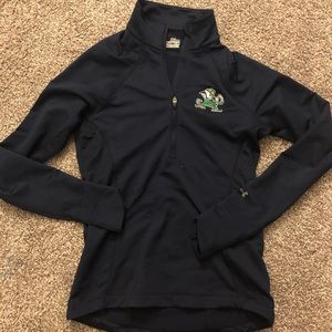 Under Armour Notre Dame Quarter Zip, S
